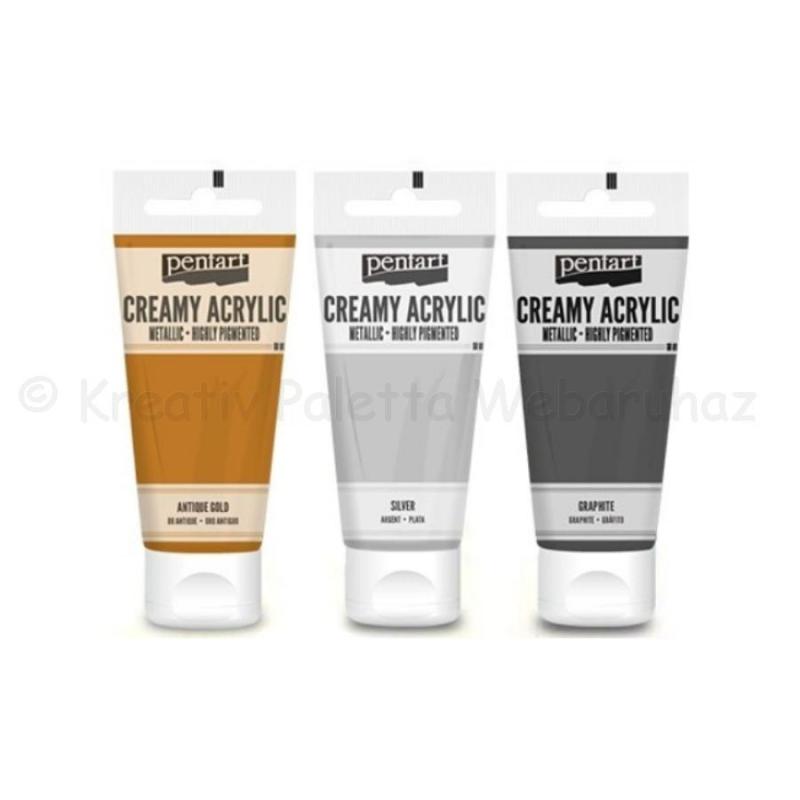 Krémes akrilfesték - METÁL 60 ml