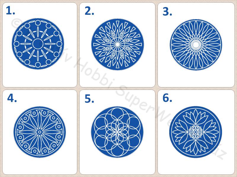 Mandala többféle 1.