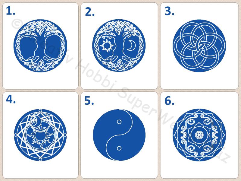 Mandala többféle 5.