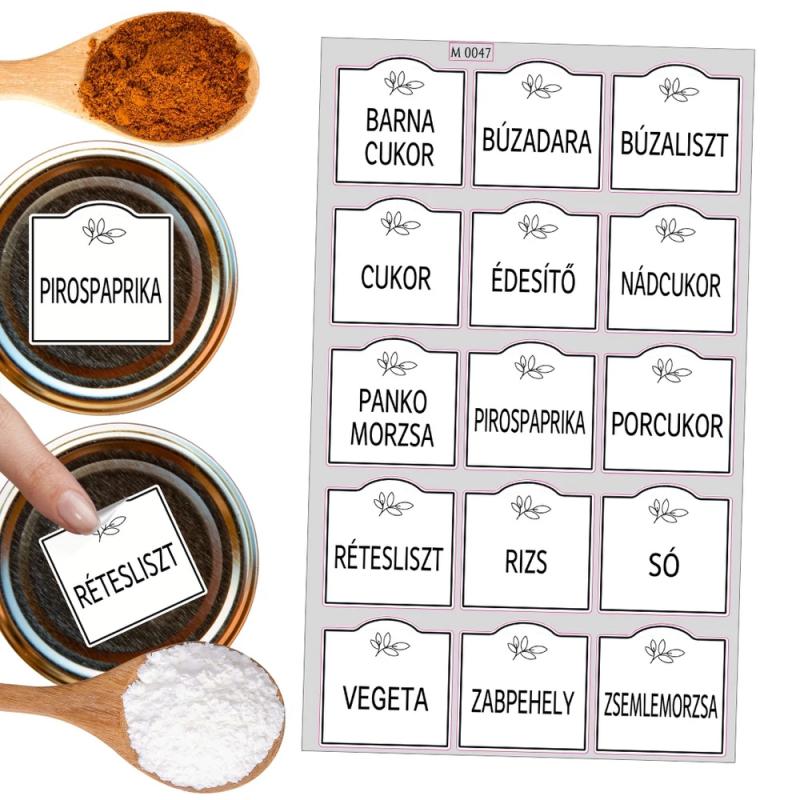 Matrica - fűszerek, kamra 15 db