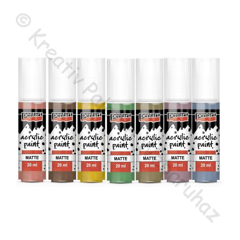 MATT akrilfesték 20 ml VINTAGE SZÍNEK