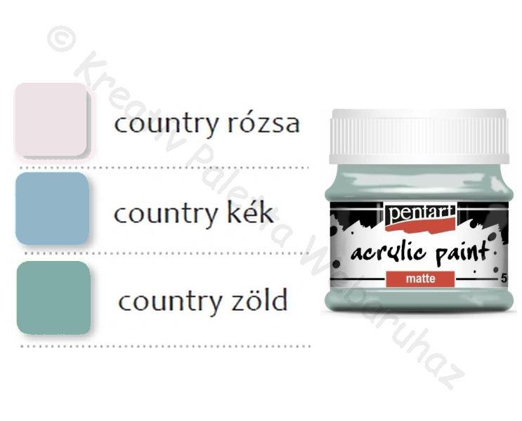 MATT akrilfesték 50 ml COUNTRY SZÍNEK