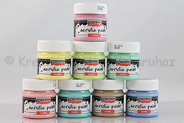 MATT akrilfesték 50 ml GELATO SZÍNEK