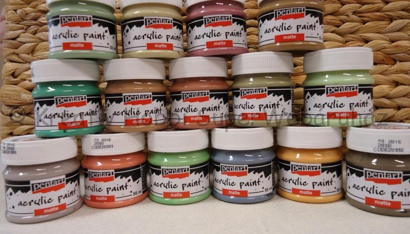 MATT akrilfesték 50 ml VINTAGE SZÍNEK