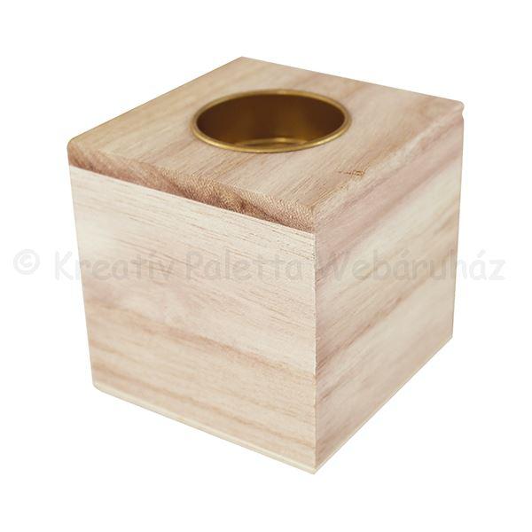 Mécsestartó kocka  8 x 8 x 8 cm