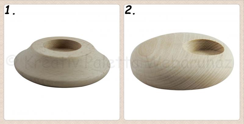 Mécsestartó, korong 10 x 3 cm