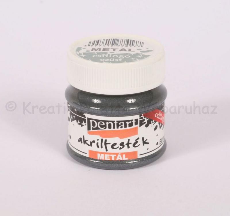 METÁL akrilfesték CSILLOGÓ 50 ml