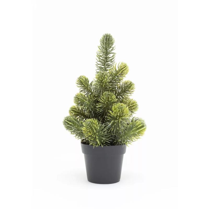 Mini asztali műfenyő 28 cm - Silver