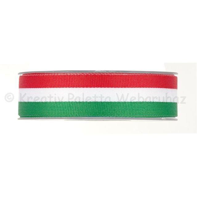 Nemzeti színű szövött szalag 25 mm