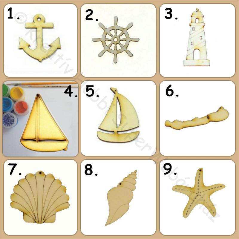 Nyár fafigura többféle