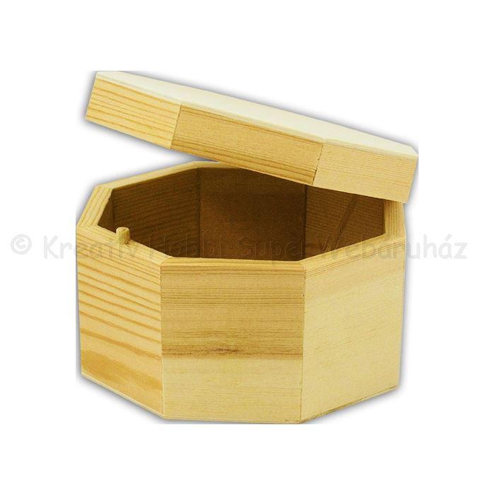Nyolcszög alakú doboz 13 x 13 x 8 cm
