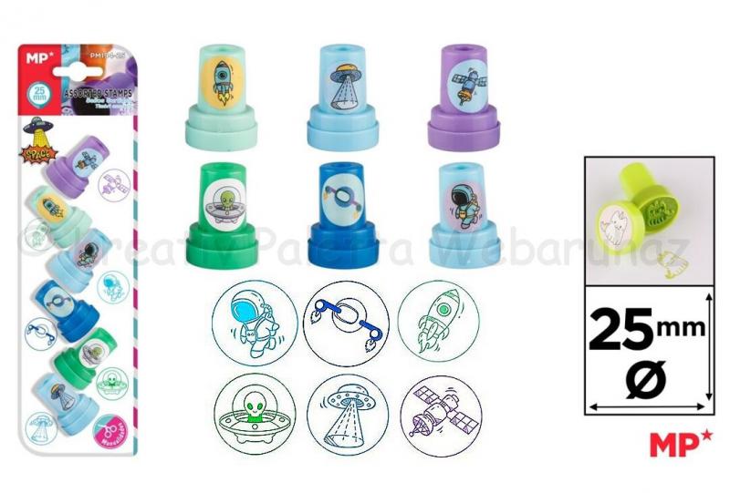 Nyomdakészlet gyerekeknek 25 mm - világűr
