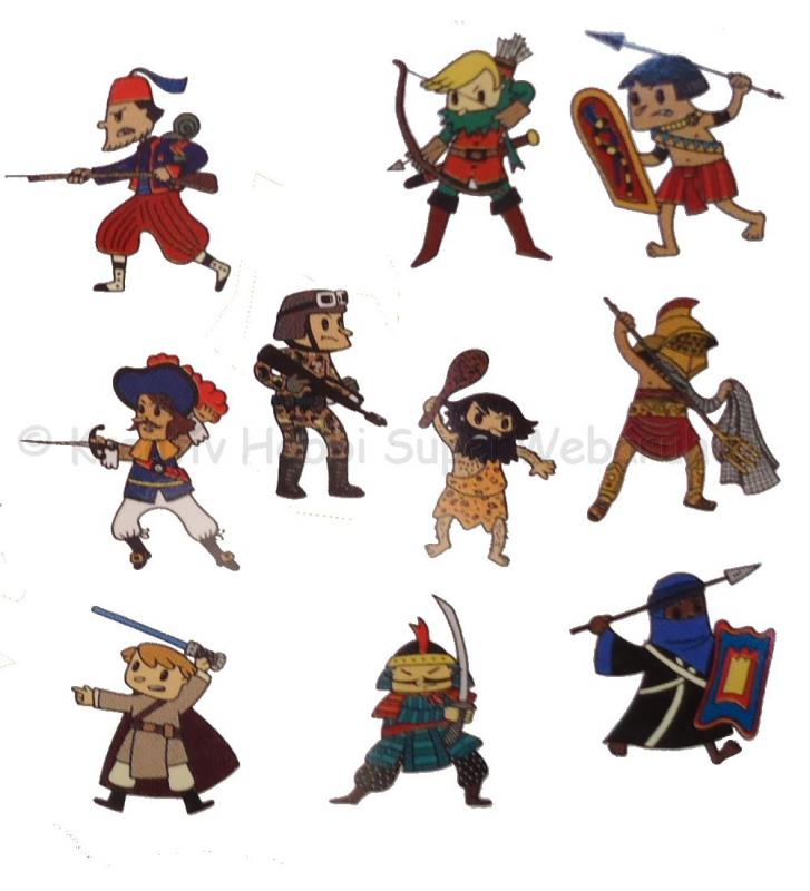 Nyomdakészlet - harcosok