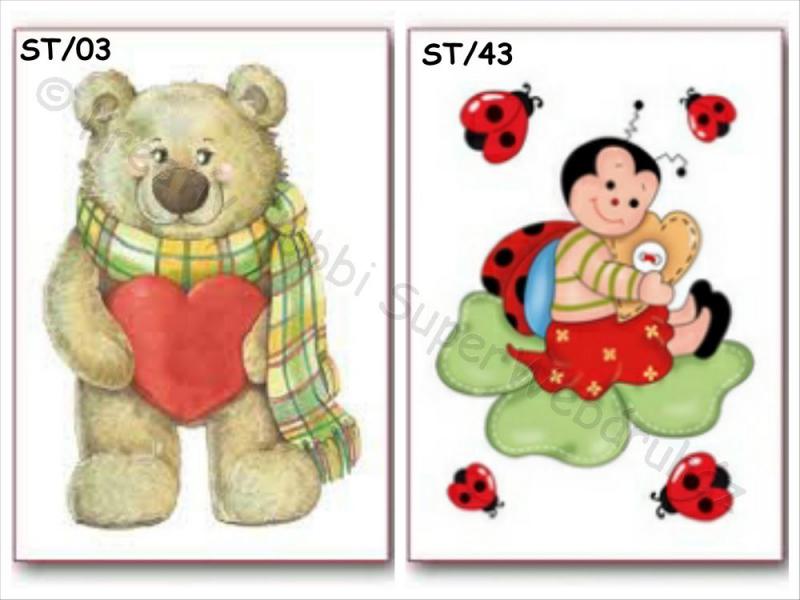 Nyomott mintás filclap A5