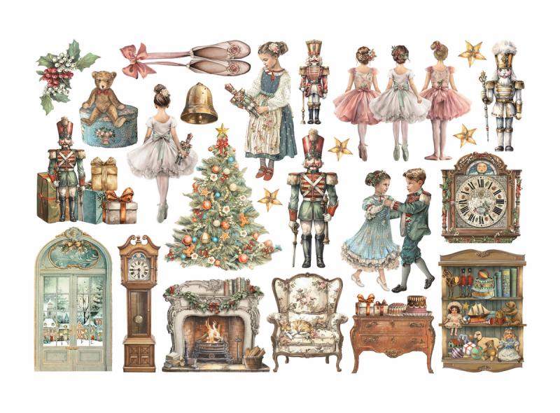 Öntapadó kivágott formák - Diótörő, The Nutcracker