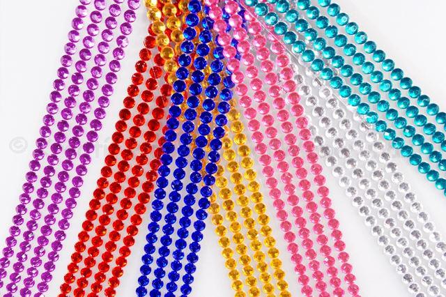 Öntapadó strassz 5 mm, 90 db