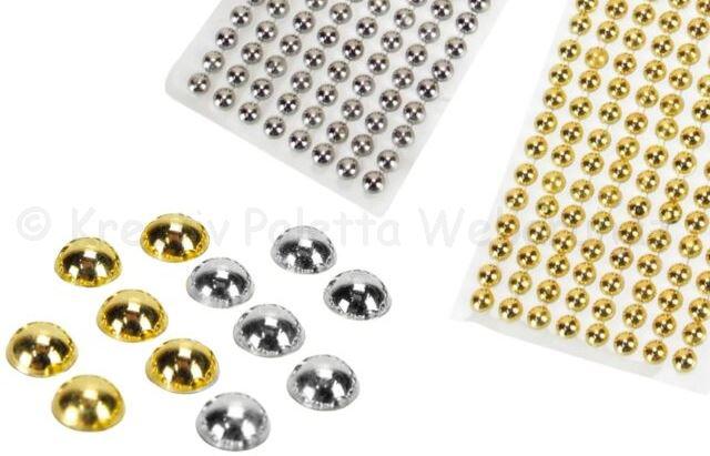 Öntapadós flitter gyöngy 40 db