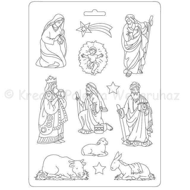 Öntőforma lágy PVC A4 - Betlehem