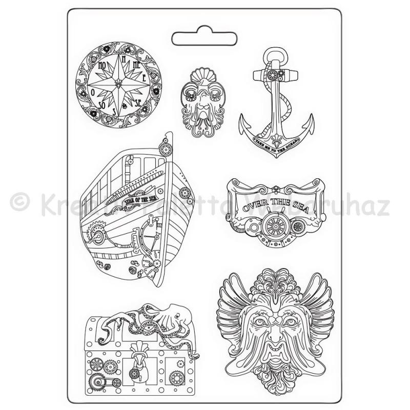 Öntőforma lágy PVC A4 - Songs of the Sea hajózás