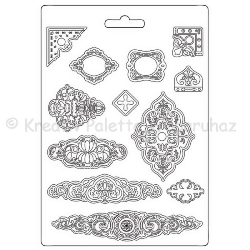 Öntőforma lágy PVC A4 - Vintage library