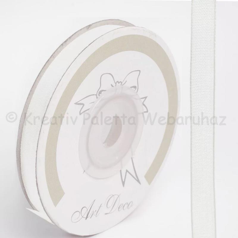 Organza szalag 0,6 mm - fehér