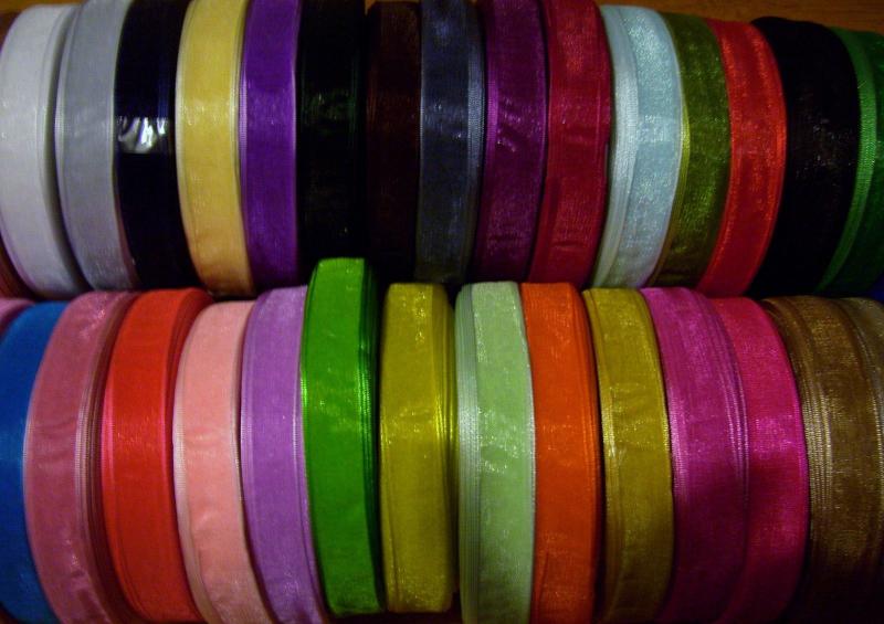 Organza szalag 10 mm