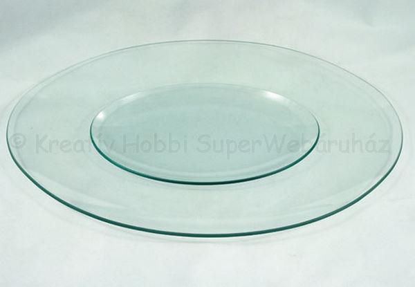 Ovális üvegtál, többféle méretben