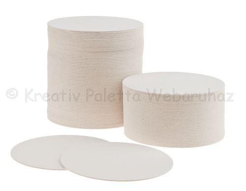 Poháralátét karton 10,7 cm, 4 db