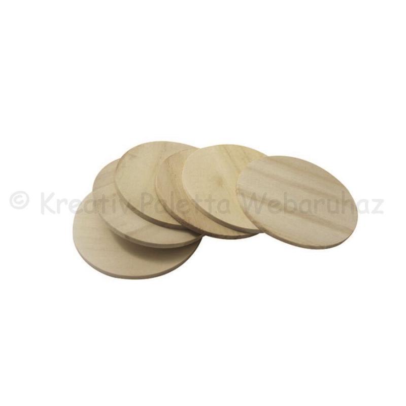 Poháralátét szett kerek 10 cm, 6 db