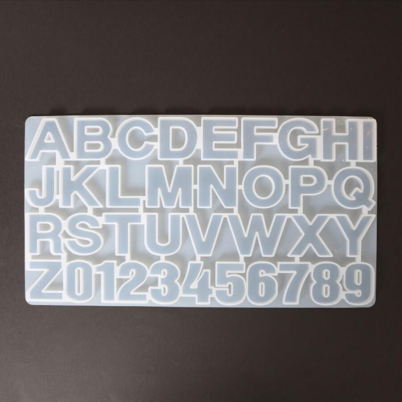 Professzionális szilikon öntőforma - betűk és számok 36 x 19,4 x 1,3 cm