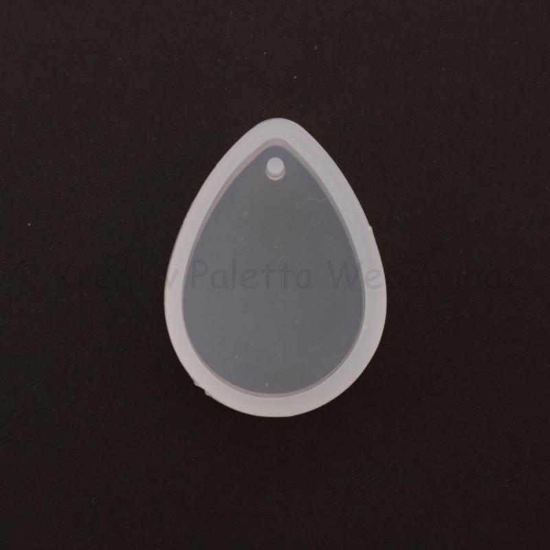 Professzionális szilikon öntőforma - csepp 2,3 x 3 x 0,8 cm