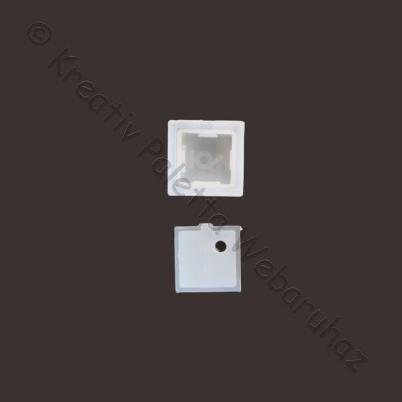 Professzionális szilikon öntőforma - dobókocka  2,5 x 2,5 cm