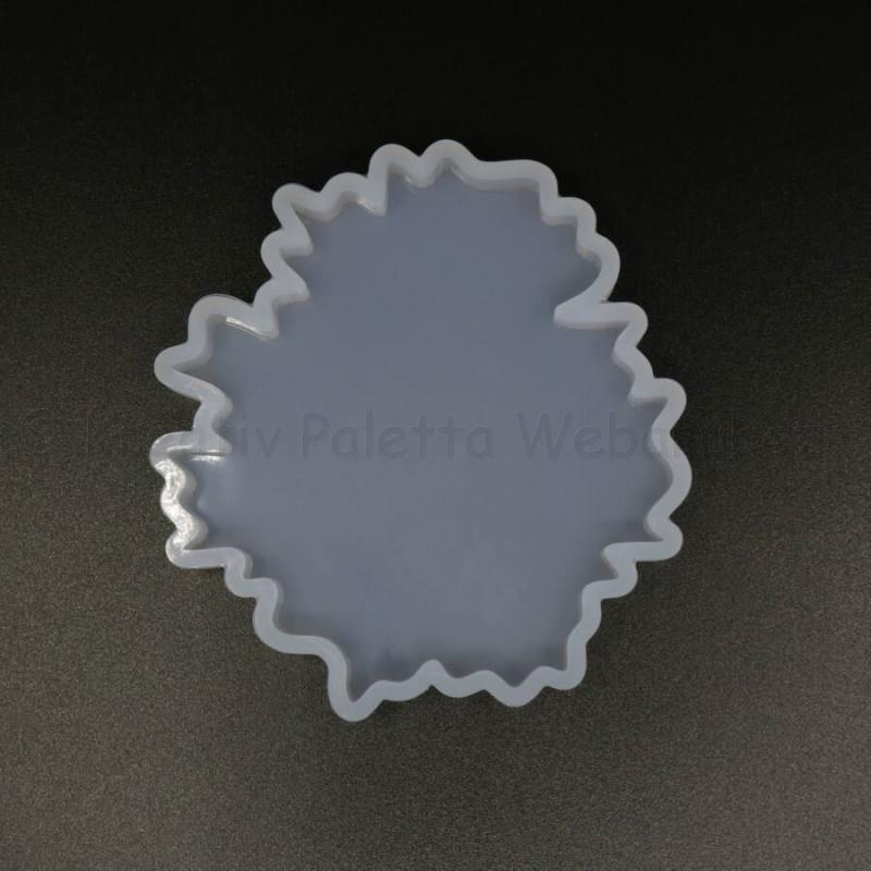 Professzionális szilikon öntőforma - geóda ovális 9 x 8,5 x 1 cm