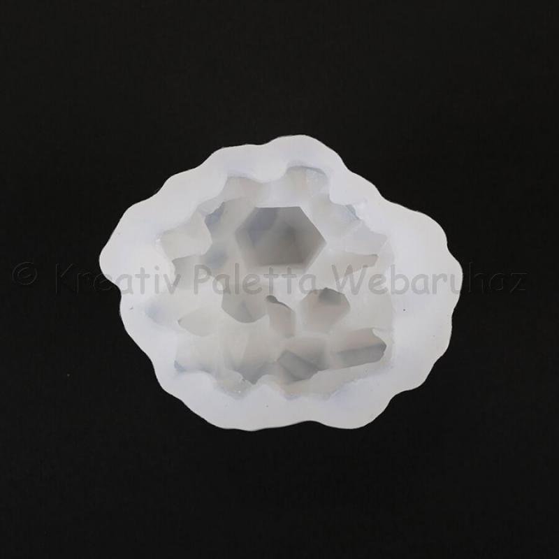Professzionális szilikon öntőforma - kristály 6 x 7 x 5,5 cm