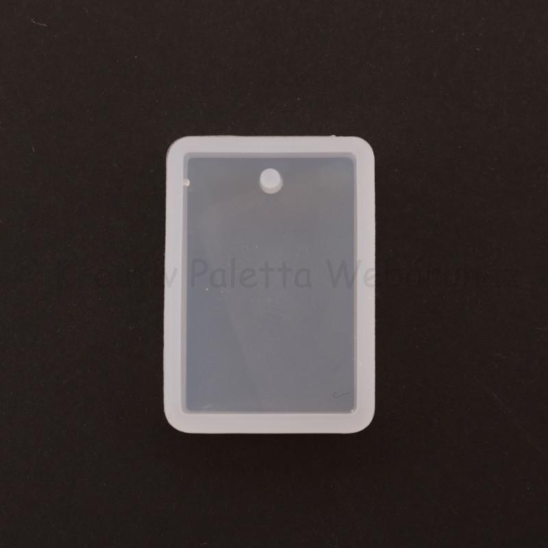 Professzionális szilikon öntőforma - téglalap 2,3 x 3,3 x 0,8 cm