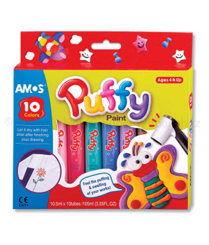 Puffy festék AMOS 10 x 10,5 ml