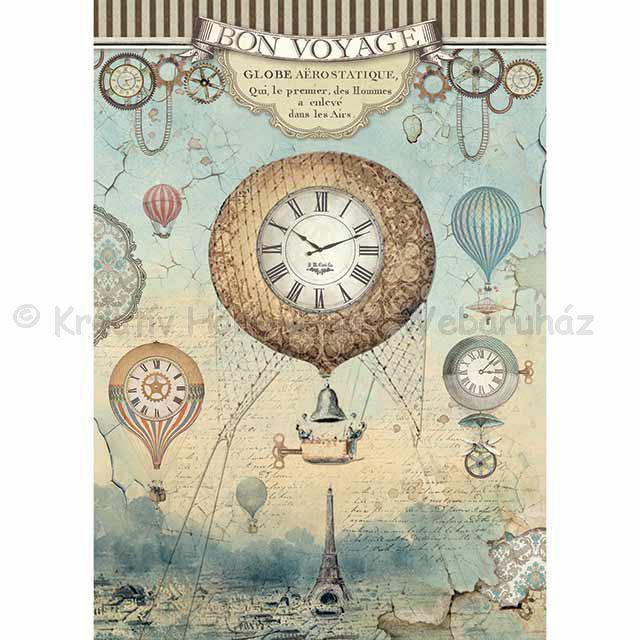 Rizspapír A/4 - Fantasztikus utazás léghajó légballonok