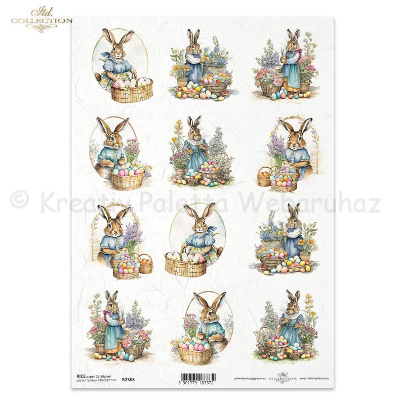 Rizspapír A/4 - húsvét