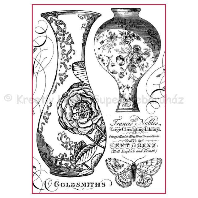 Rizspapír A/4 - vázák