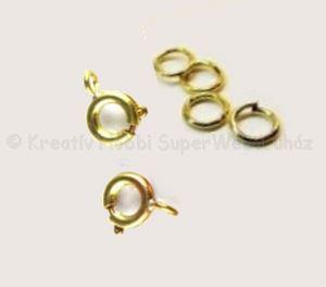 Rugós kapocs 8 mm Ø