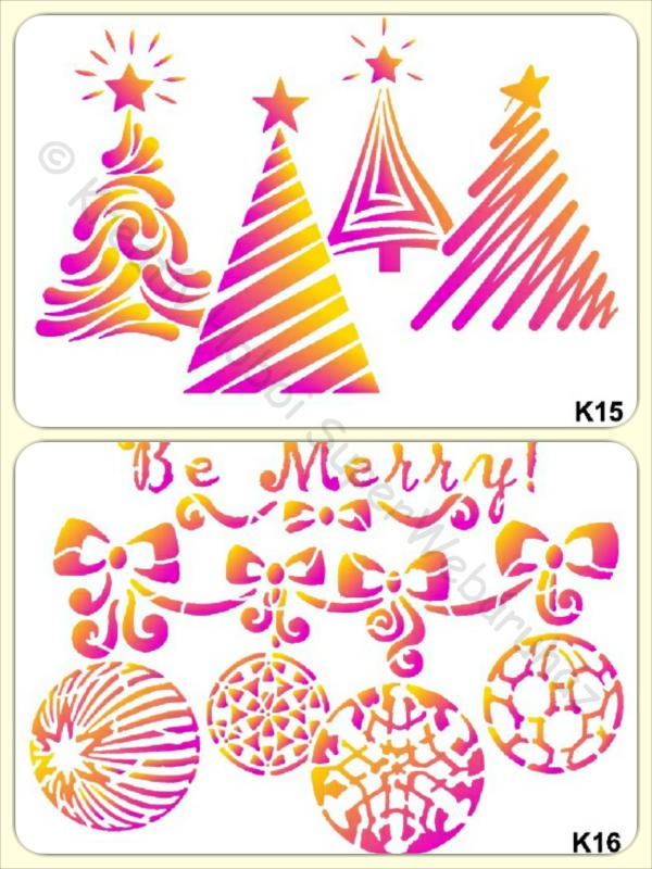 Sablon- karácsony IV.  A/5