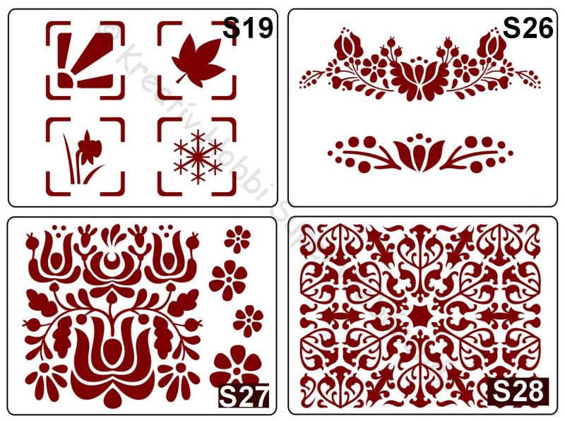 Sablon- motívumok  A/5
