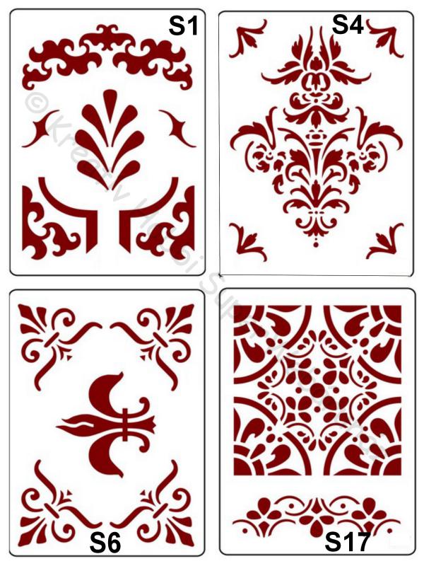 Sablon- motívumok, sarokminták  A/5