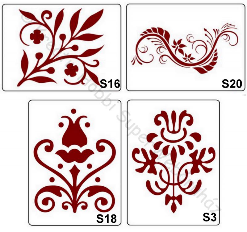 Sablon- nagy motívumok  A/5