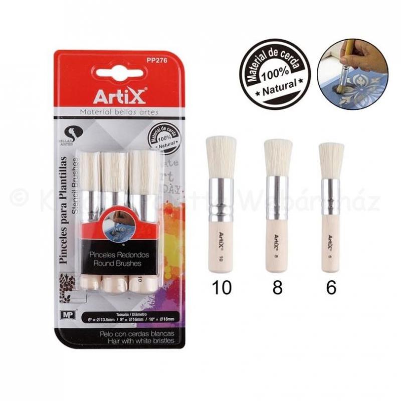 Sablonecset rövid nyelű, 3 db-os készlet - ARTIX