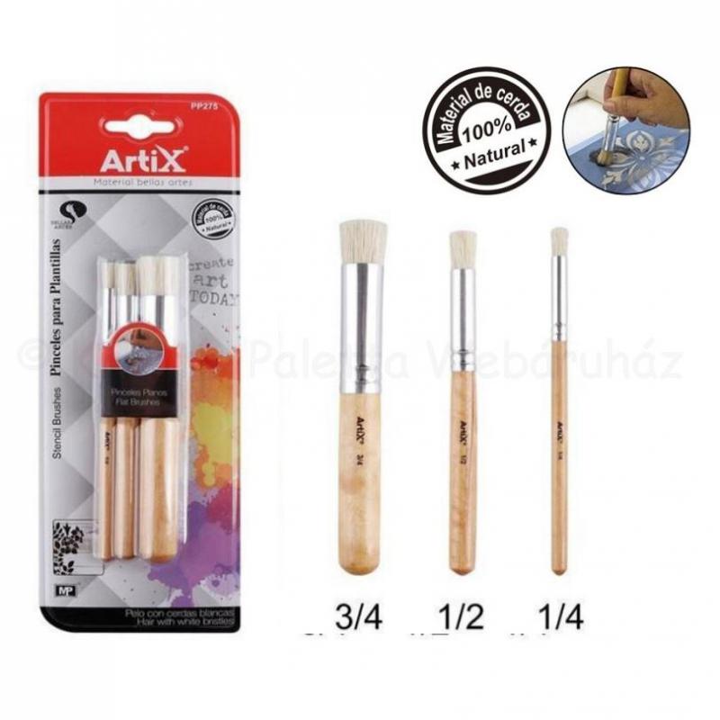 Sablonecset rövid nyelű 3 db-os készlet - ARTIX