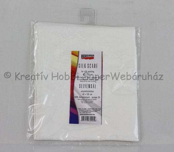 Selyemsál pongee 5, 40 cm x 150 cm