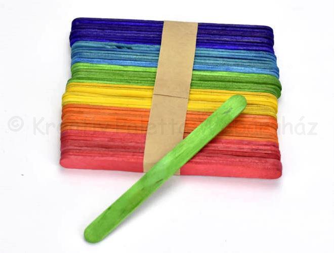 Spatula színes 1 x 11 cm, 50 db