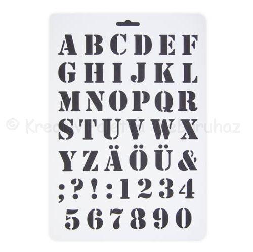 Stencil A/4 - ABC