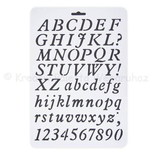 Stencil A/4 - ABC